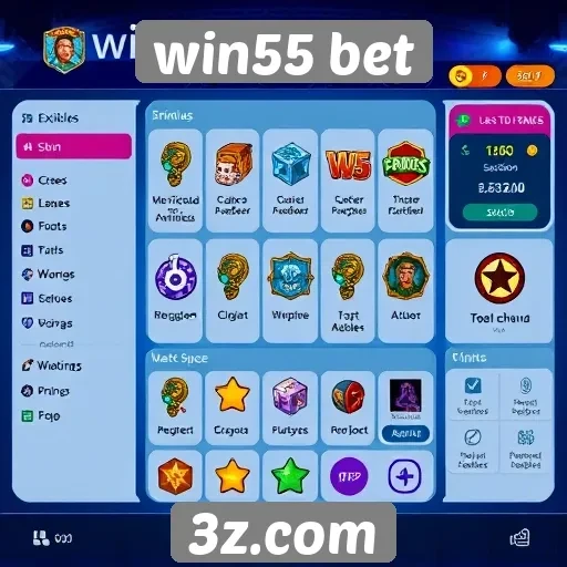 Análise da interface do usuário do win55 bet